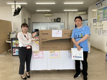 なんと！三内店から１等が出ました！